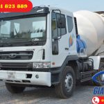 Xe bồn trộn bê tông 7 khối Daewoo K4MVF nhập khẩu nguyên chiếc